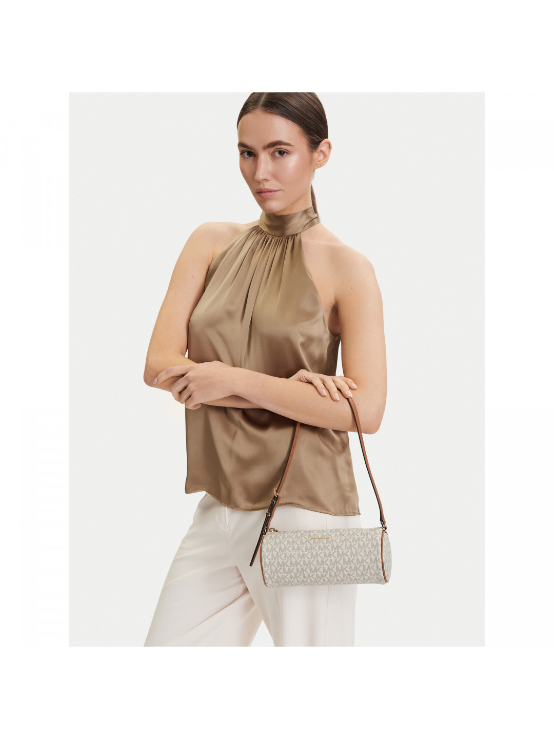 Kabelka MICHAEL Michael Kors 32S6GZYC1B Krémová